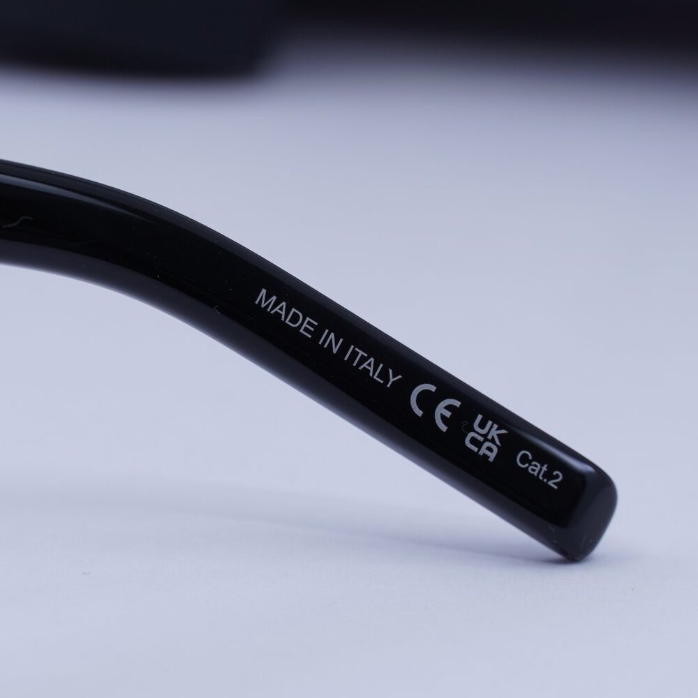 Saint Laurent SL461 BETTY 009 Rectangle Sunglasses - Black/Blue - Picture 6 of 9